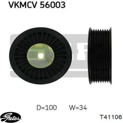 Tensor de la correa de distribución Gates T41106 precio, desde 10,52 EUR