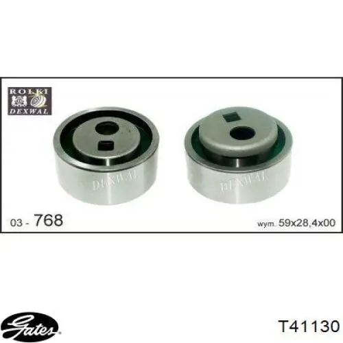 Tensor de la correa de distribución Gates T41130 precio, desde 32,11 EUR