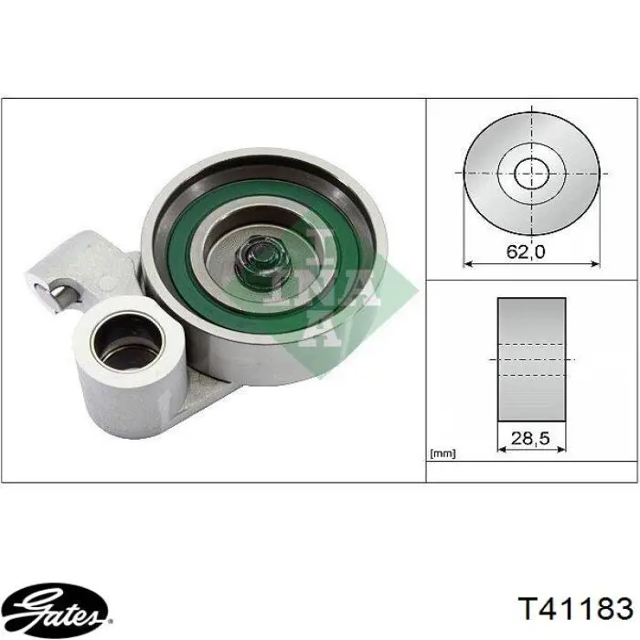 Tensor de la correa de distribución Toyota 135050L010 precio, desde 27,38 EUR
