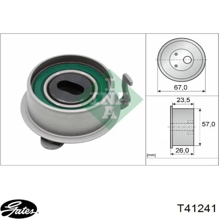 Tensor, correa de distribucion K6126 VALEO
