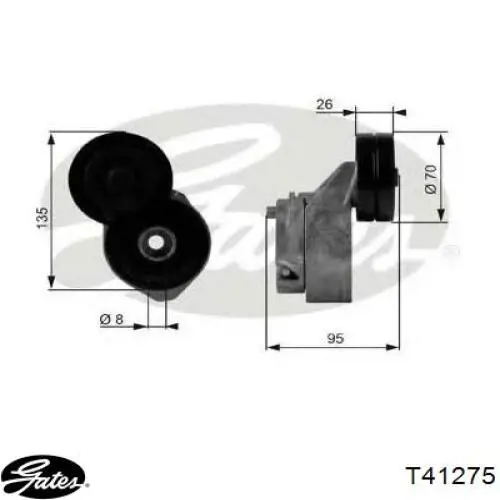 Rodillo tensor cadena LUK 531032910
