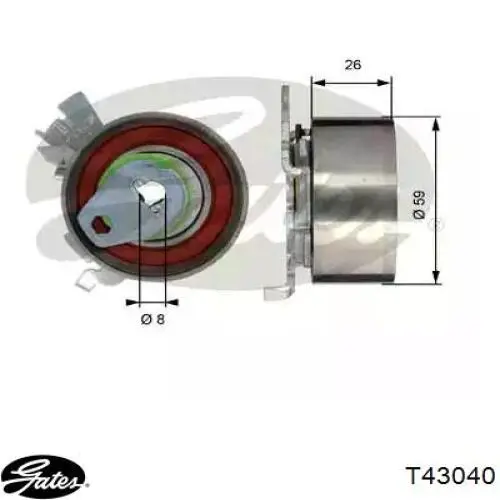 Tensor de la correa de distribución Opel 0055306 precio, desde 29,99 EUR