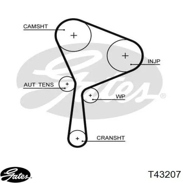 ADBP760108 Blue Print tensor correa distribución