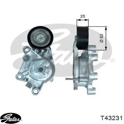 Comprar 00000829G6 Peugeot/Citroen Tensor correa distribución