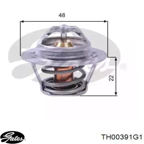 Termostato Gates TH00391G1 precio, desde 9,39 EUR