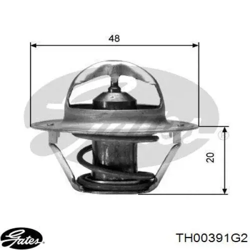 Comprar TH00391G2 Gates Termostato