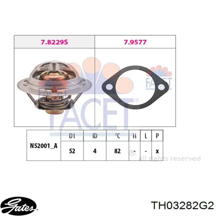 Termostato Denso DTM88240 precio, desde 12,22 EUR