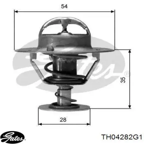 Termostato Gates TH04282G1 precio, desde 12,01 EUR
