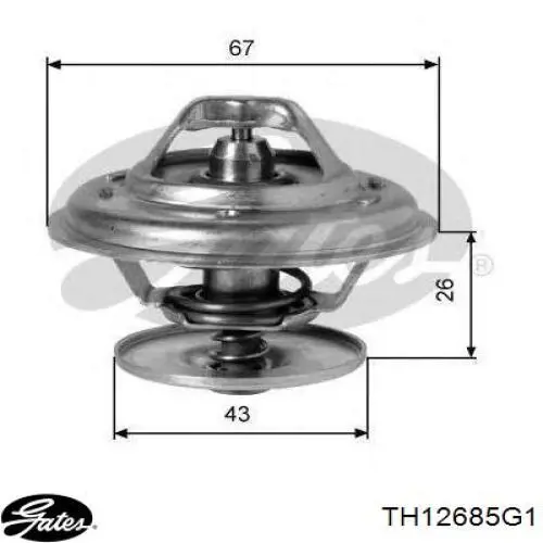 TH12685G1 Gates Termostato de agua