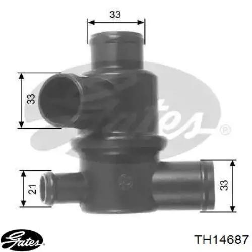 Comprar TH14687 Gates Caja de termostato