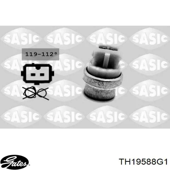 TH19588G1 Gates termostato, refrigerante