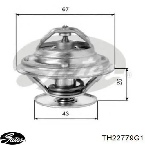 Termostato Renault (RVI) 7701026647 precio, desde 11,25 EUR