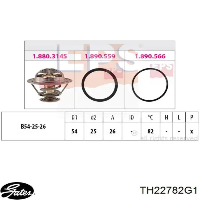 Comprar TH09474G1 Gates Termostato