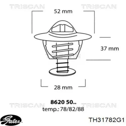 9004833092000 Daihatsu termostato