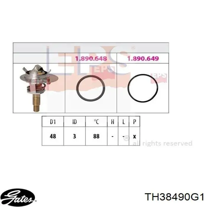 Termostato 820941 VALEO