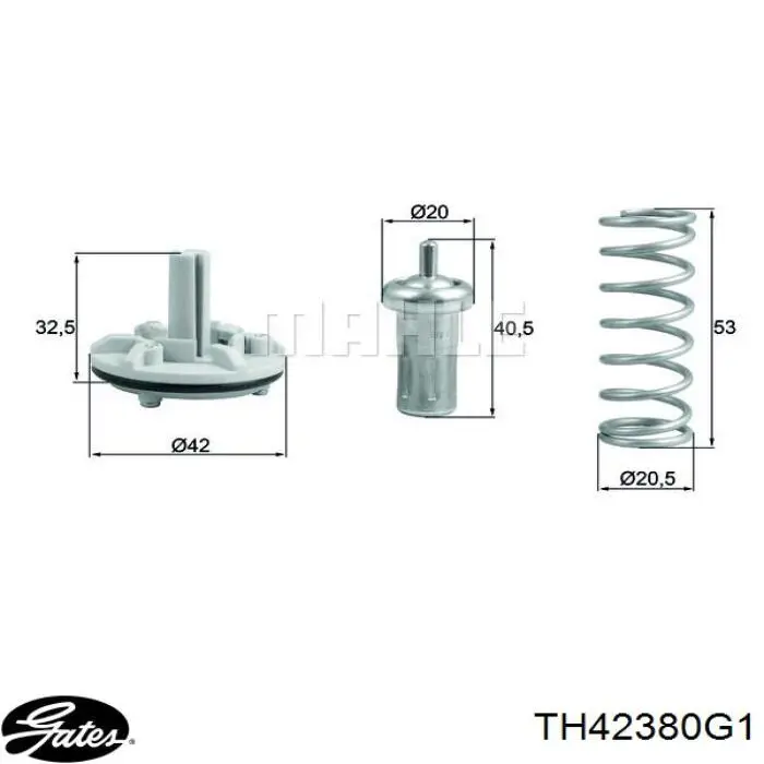 Termostato refrigerante VAG 03C121110L