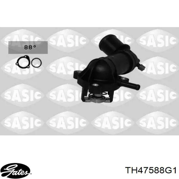 Carcasa del termostato Gates TH47588G1 precio, desde 33,93 EUR