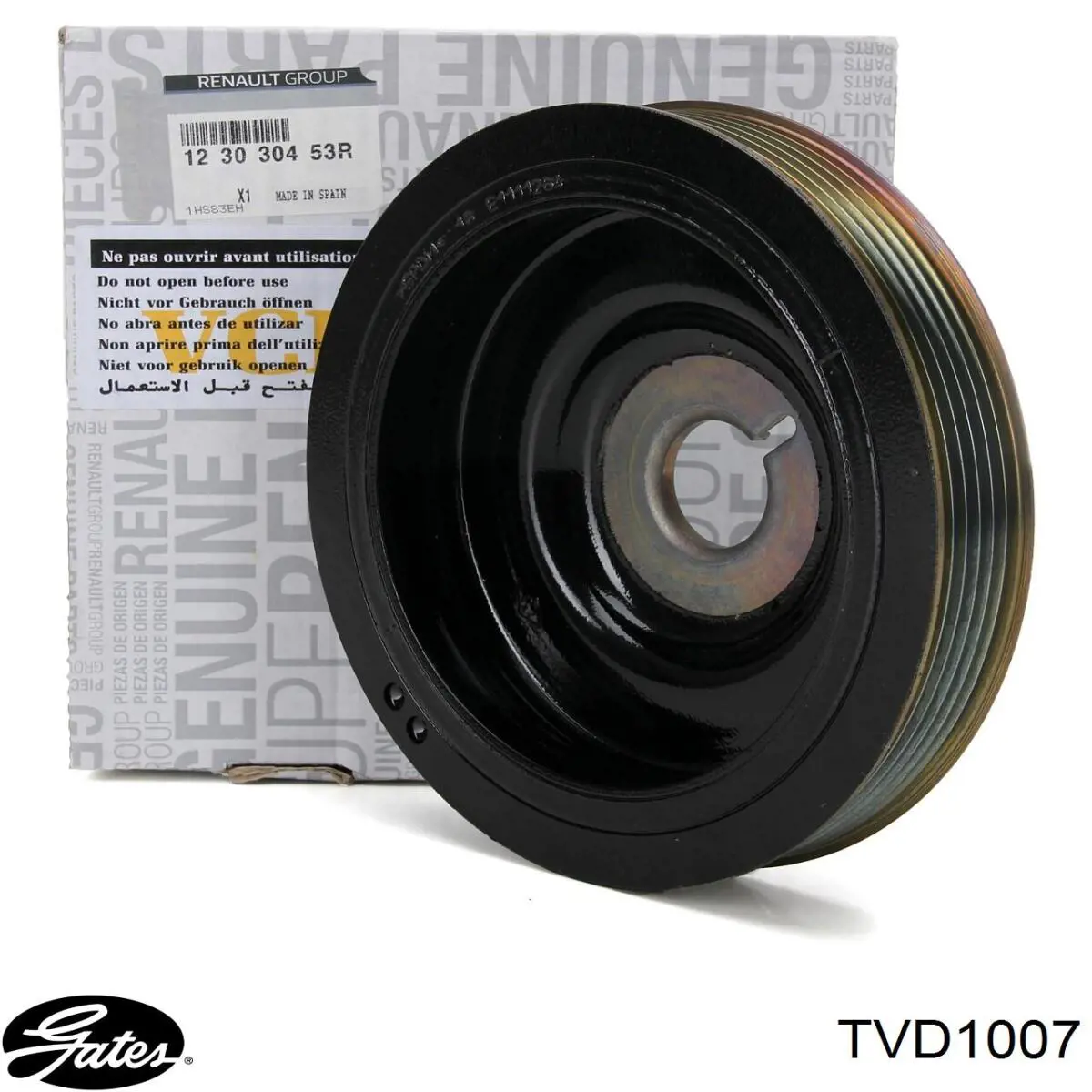 Polea del cigüeñal Gates TVD1007 precio, desde 47,92 EUR