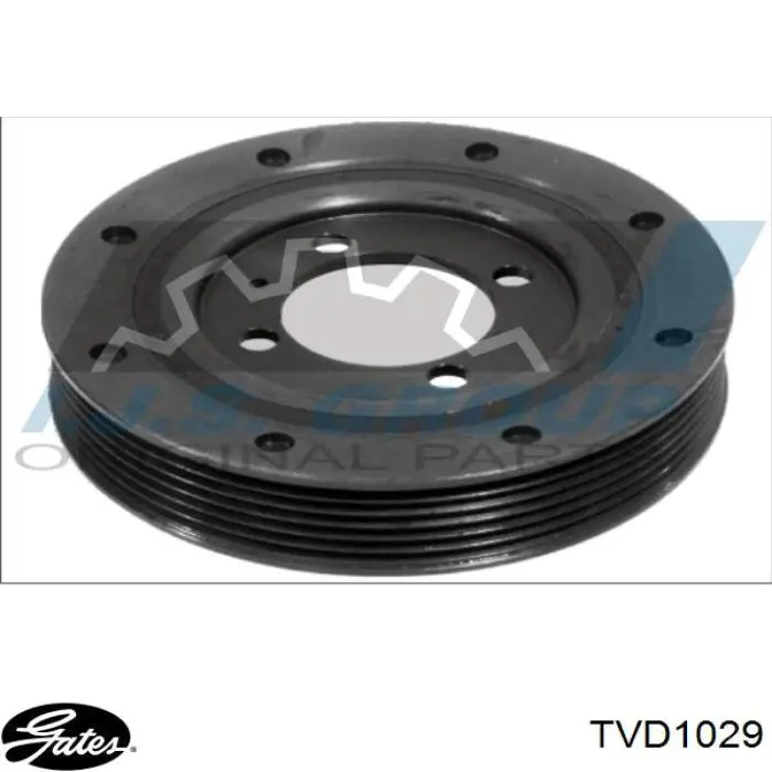 Comprar TVD1029 Gates La polea del cigüeñal