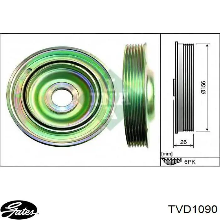 Polea del cigüeñal Ford 1520590 precio, desde 39,70 EUR