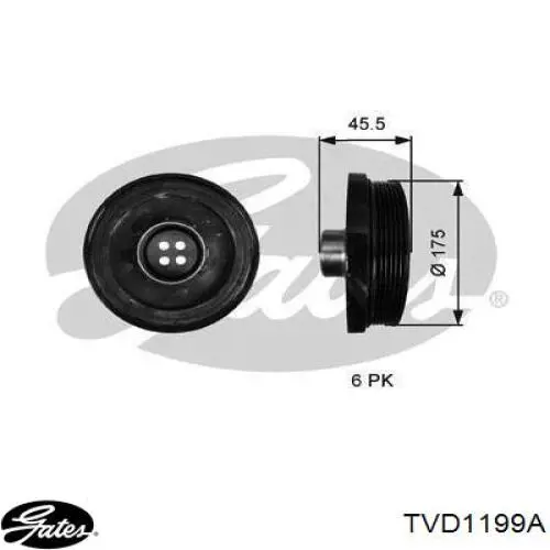 Polea del cigüeñal Continental/Siemens VD1202 precio, desde 186,45 EUR