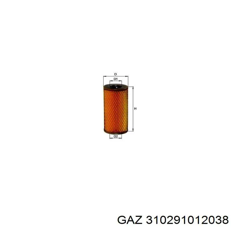 31029-1012038 GAZ filtro de aceite