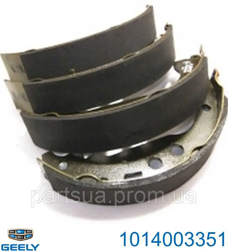 Zapatas de freno de tambor traseras Geely 1014003351 precio, desde 26,05 EUR