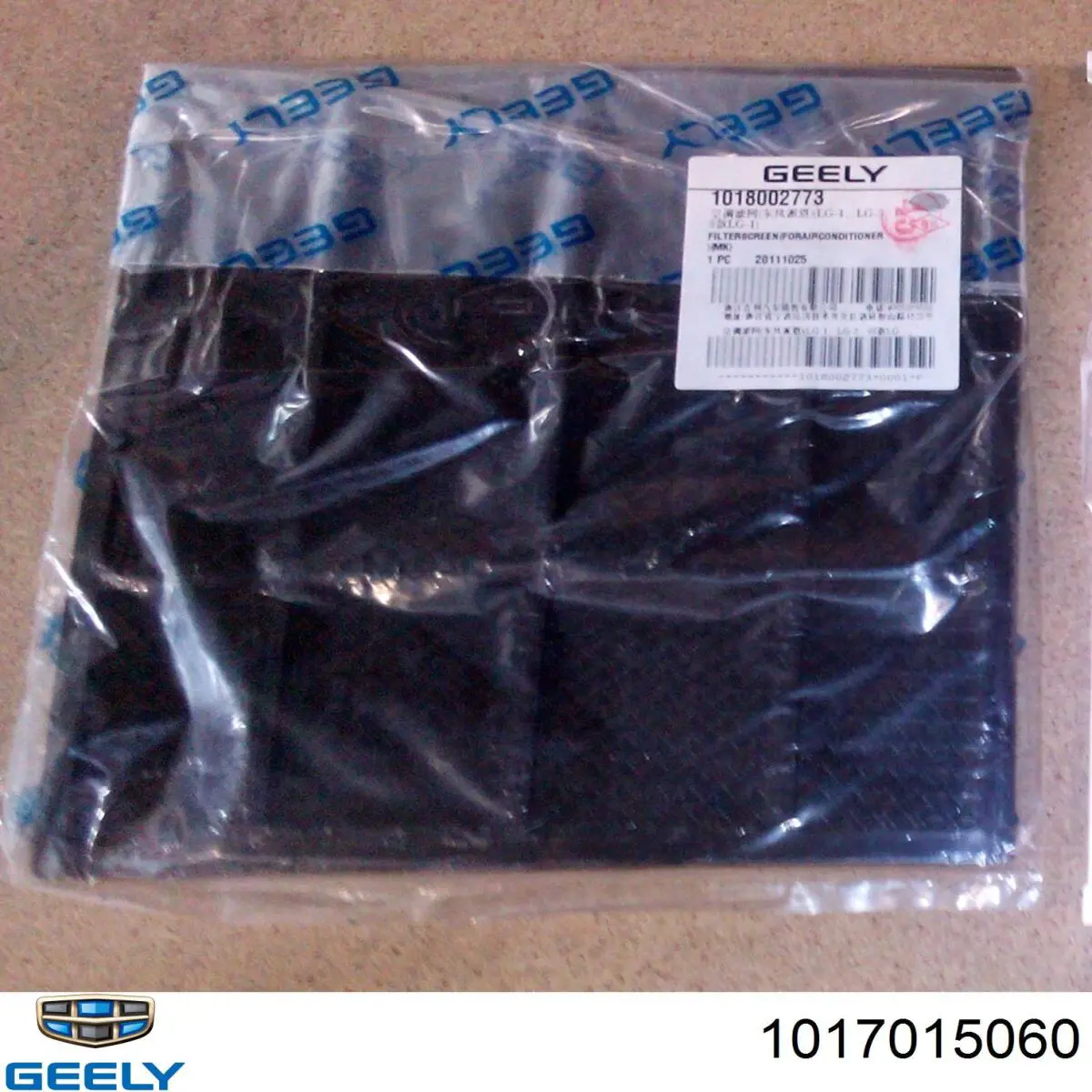 1017015060 Geely filtro de habitáculo