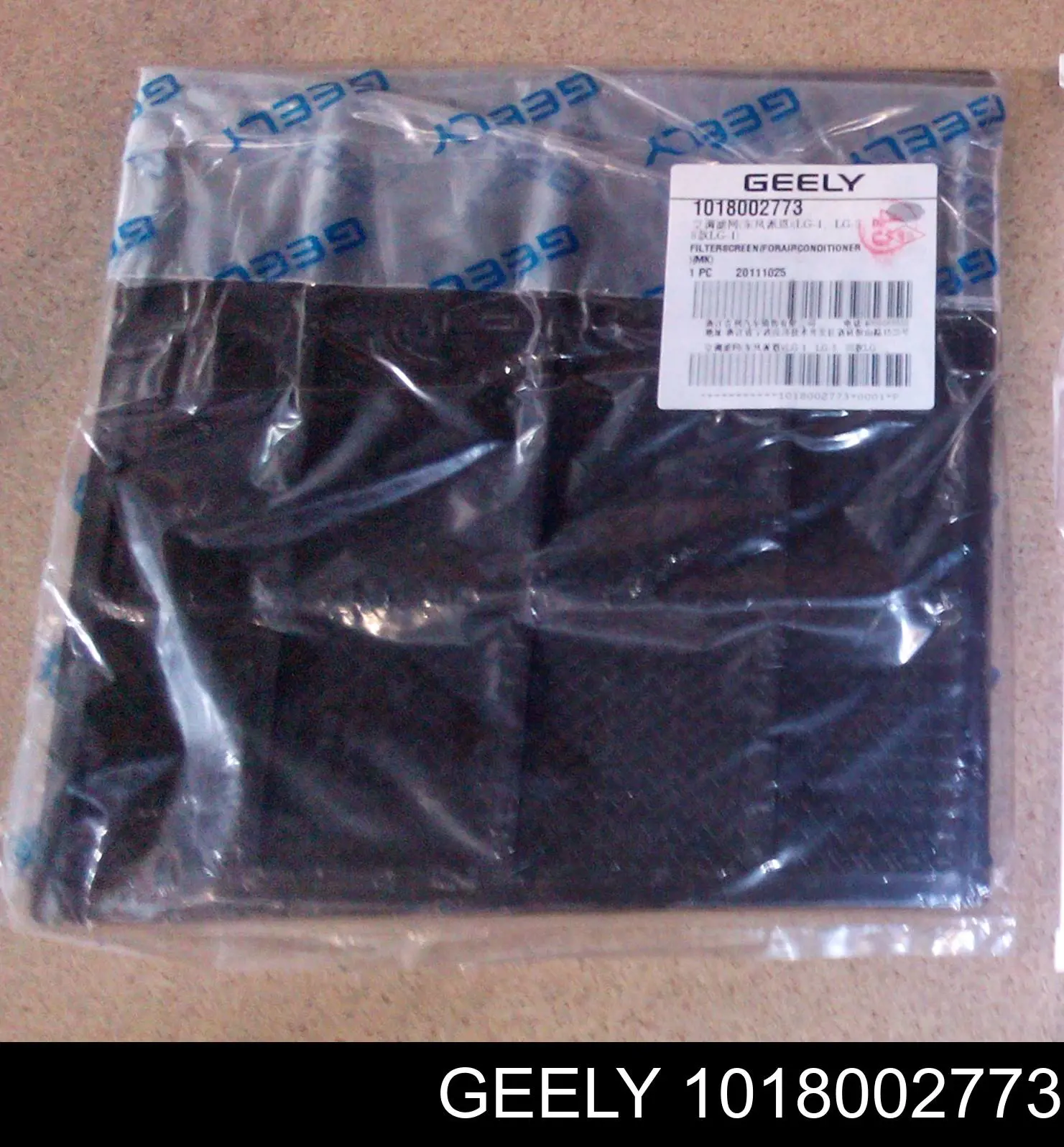1018002773 Geely Filtro antipolen