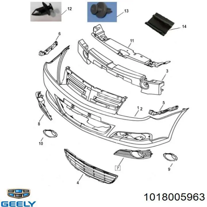 Soporte de parachoques delantero derecho Geely 1018005963 precio, desde 3,81 EUR