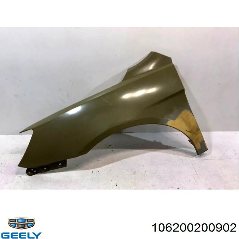 106200200902 Geely guardabarros delantero izquierdo