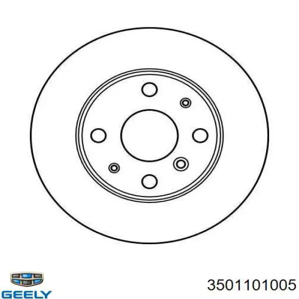 Freno de disco delantero Geely 3501101005 precio, desde 72,58 USD