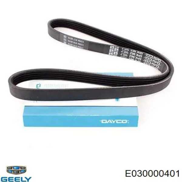Correa de transmisión trapezoidal Geely E030000401 precio, desde 10,45 EUR