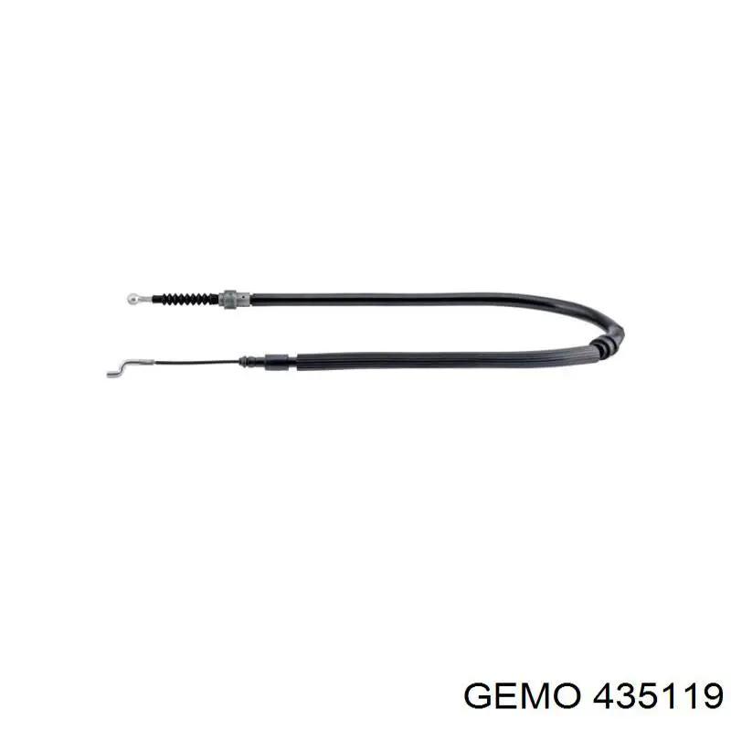 435119 Gemo cable de freno de mano trasero derecho/izquierdo