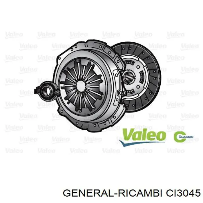 Ci3045 General Ricambi árbol de transmisión delantero derecho