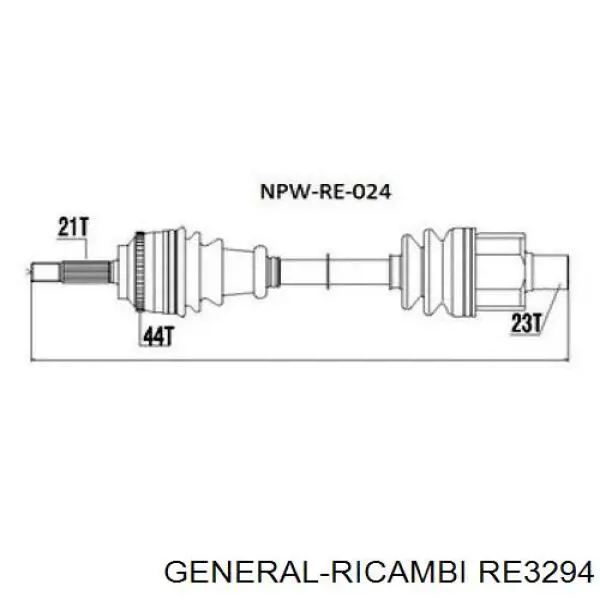 RE3294 General Ricambi