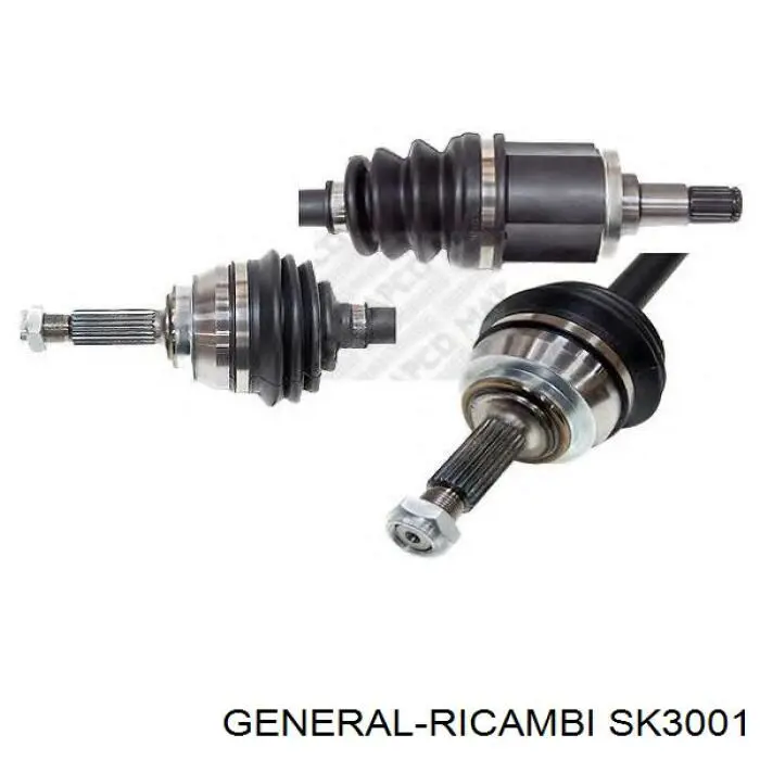Semieje delantero izquierdo Sercore 22314 precio, desde 9,18 EUR