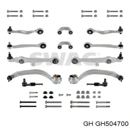 GH-504700 GH kit de brazo de suspension delantera