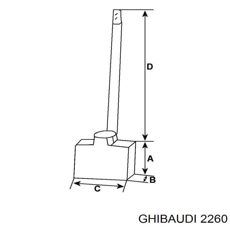 2260 Ghibaudi bendix, motor de arranque