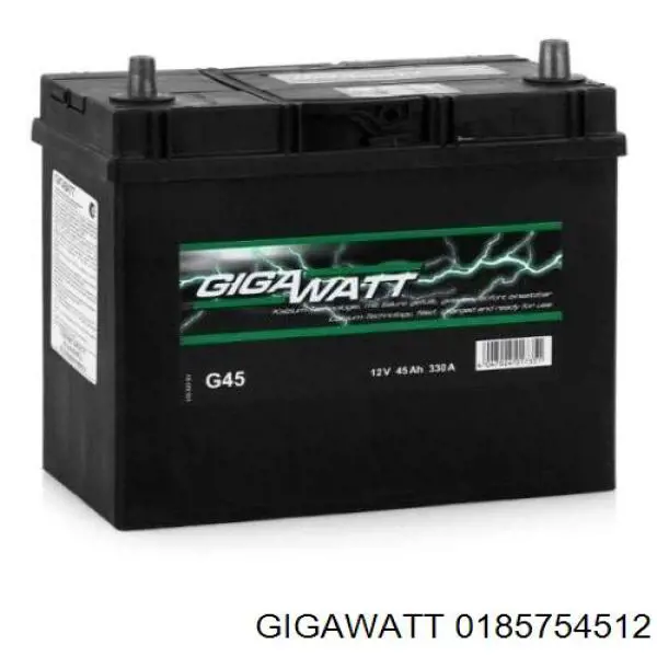 Batería de Arranque Gigawatt 45 ah 12 v B13 (0185754512)
