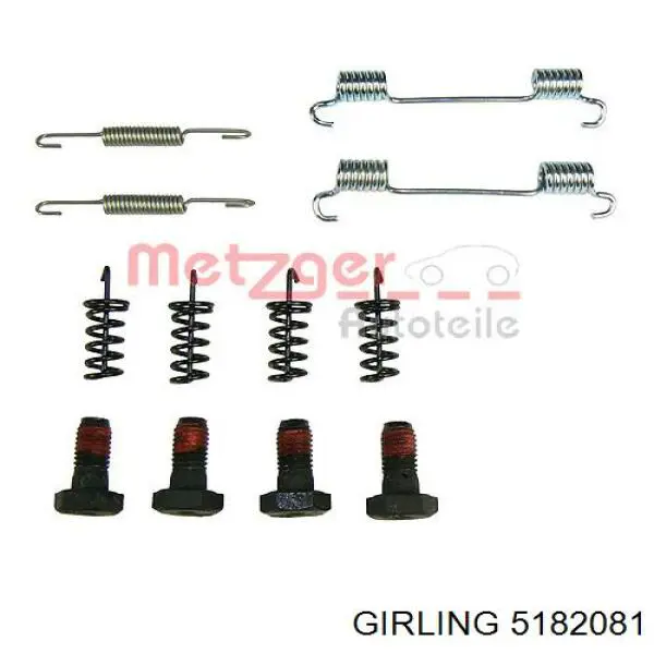 Juego de zapatas de frenos, freno de estacionamiento Mercedes E C124