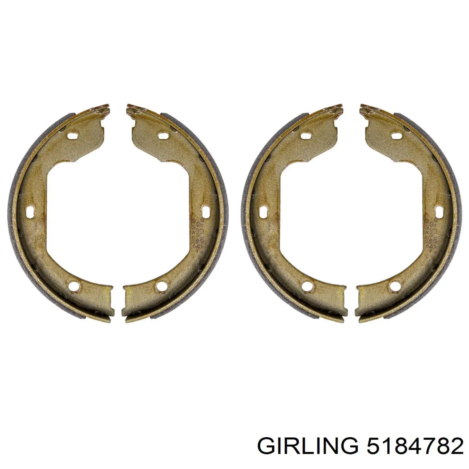 Juego de zapatas de frenos, freno de estacionamiento BMW 5 E39