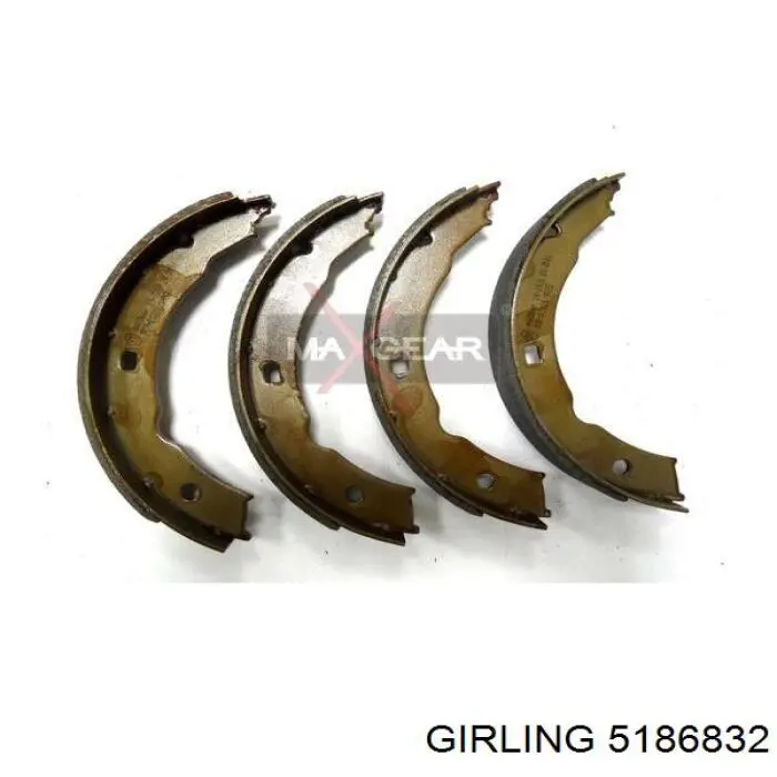 Juego de zapatas de frenos, freno de estacionamiento Peugeot 406 8B