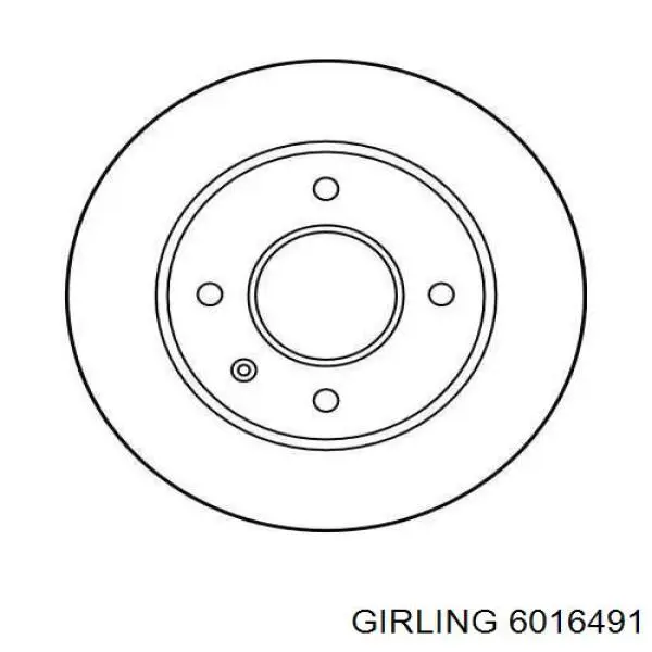 Freno de disco delantero Ford Escort 4 GAF, AWF, ABFT