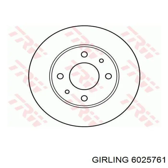 Comprar 6025761 Girling Freno de disco delantero