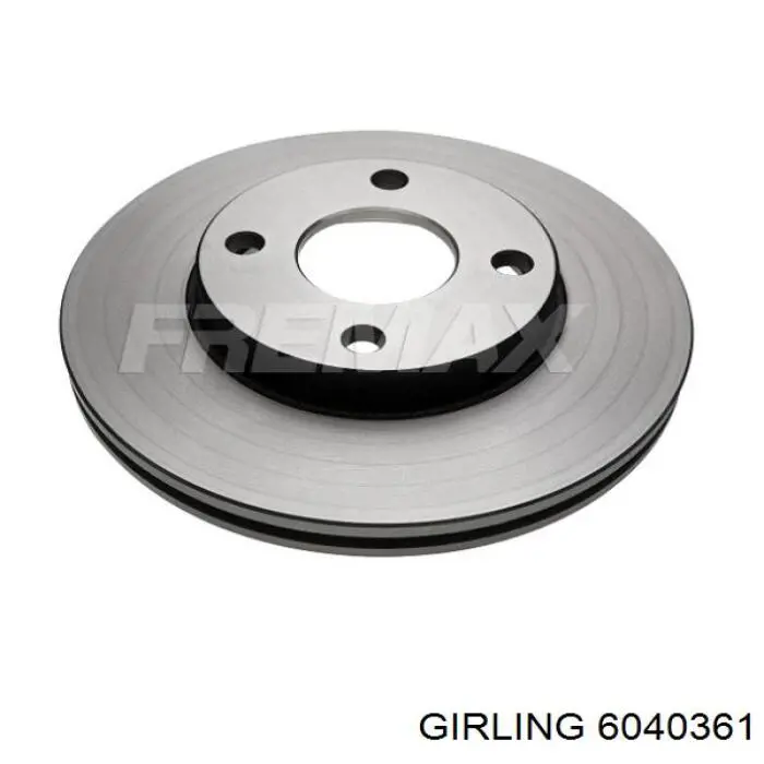 Disco de freno delantero Girling 6040361
