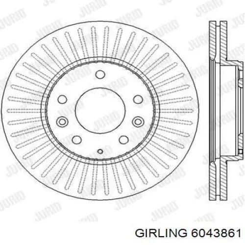 Freno de disco delantero Mazda 6 GY