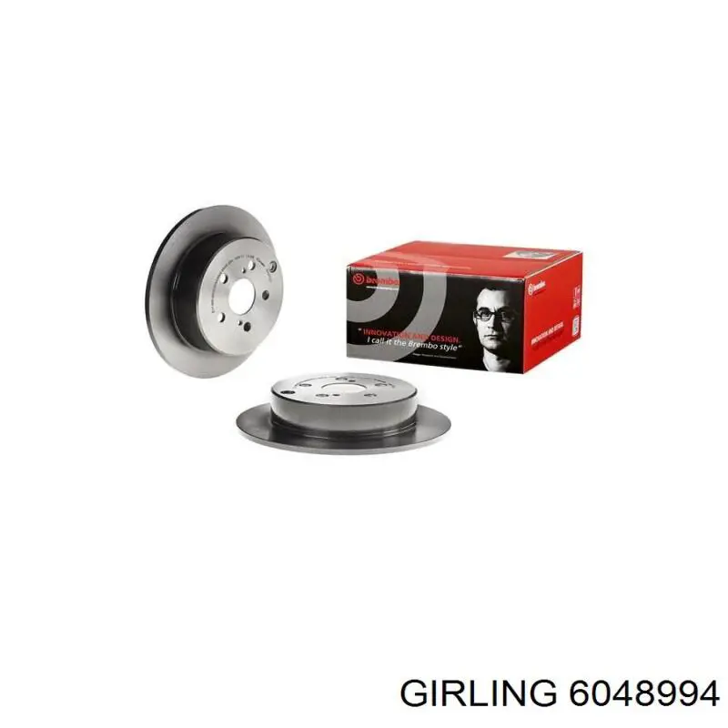 Disco de freno trasero Toyota Prius NHW20