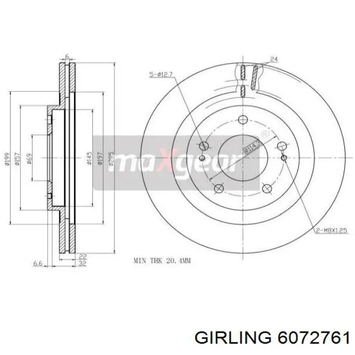 DI507C Japan Parts Discos
