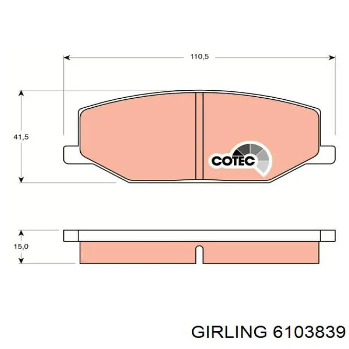 Pastillas de freno delanteras Suzuki Jimny FJ